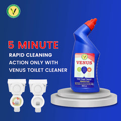 Venus Neem Tulsi Toilet Bowl Cleaner - 500ml Disinfectant Formula
